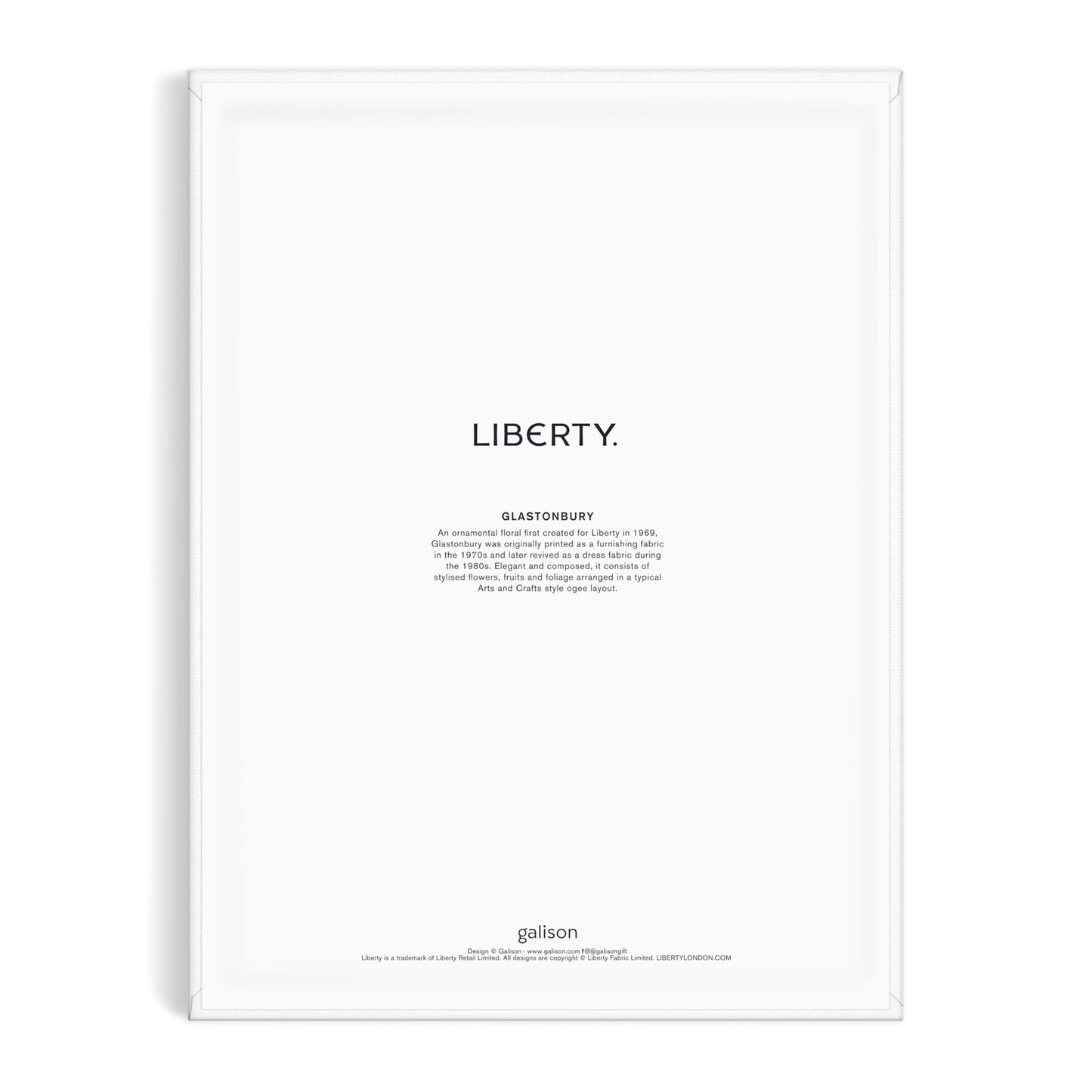Galison Liberty Glastonbury – DIY 9 x 12 Paint by Number Kit with Iconic Liberty Print Art for Beginners and Experts Includes Paint and Brushes