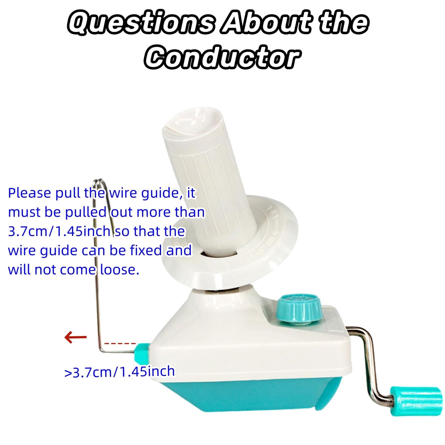 Yarn Ball Winder, Convenient Yarn Winder for Yarn,Yarn Swift and Ball Winder Combo with Easy Installation for Yarn Storage + 53 Pieces Stitch Knitting Needles + 1 Pieces Scissors