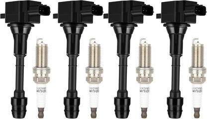 ECCPP 3 ignition coils with 3 iridium Spark Plugs,UF808,coils packs,for Smart Fortwo 2016-2017 0.9L‎224332428R,UF-808