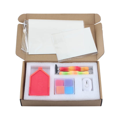 Ferixan Painting Tool Accessories for Diamond Art: Kit with Pen Tray Wax and Release Paper for Artwork Beginner 5D Craft DIY Nail