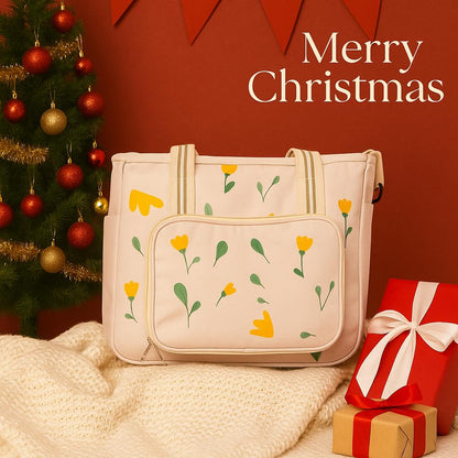 Peirich Embroidery Kits Storage Bag, Portable Craft Carry Case, Sewing Kits Embroidery Supplies Storage Bag and Embroidery Project Carrying Bag (Bag Only) for Beginner, Adults