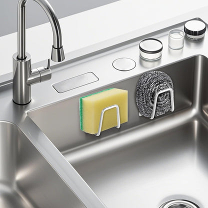 Everlling Sink,1 Magnetic Sponge Holder for Kitchen Pcs Strong Magnetic Stainless Steel Rack Stand, Kitchen