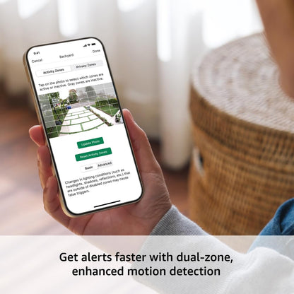 Blink Outdoor 4 (newest model) – Wireless smart security camera, two-year battery life, 1080p HD day and infrared night live view, two-way talk. Sync Module Core included – 2 camera system