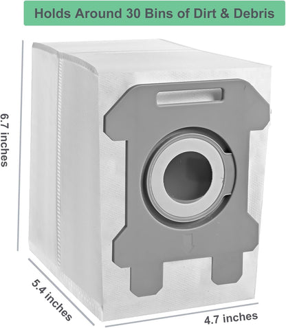 12 Pack i3, i3+, i7, i7+, i8, i8+, i4, i4+, i1, i1+, i6, i6+, j7, j7+, s9, s9 Dust Bin Bags Compatible for Robotic