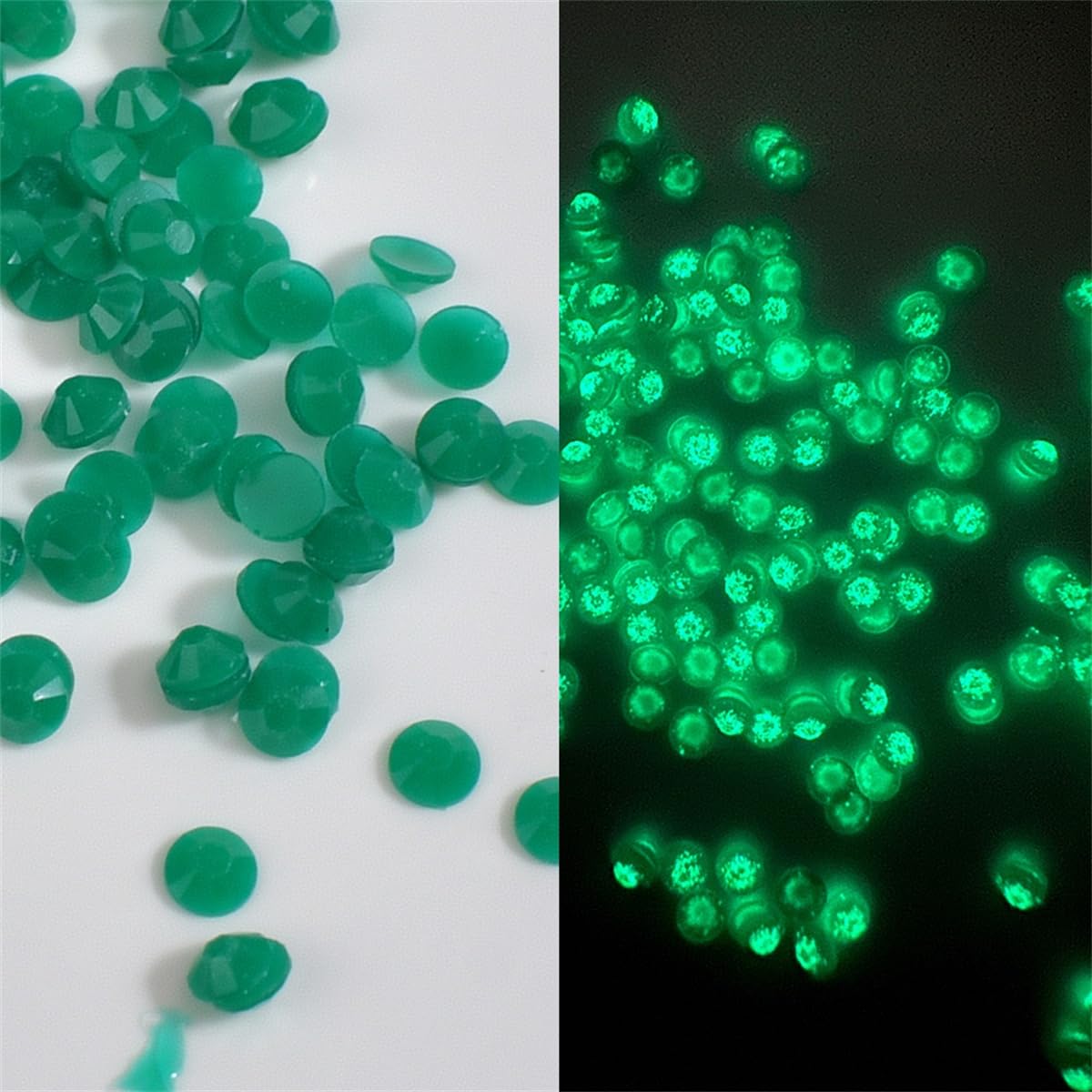 54000PCS Glow Diamond Luminous Beads at Night for Diamond Painting, 27 Colors Round Drills Rhinestones for Crafts, Bead Art or Nails Art, 2.8MM