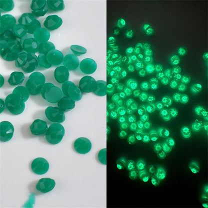 54000PCS Glow Diamond Luminous Beads at Night for Diamond Painting, 27 Colors Round Drills Rhinestones for Crafts, Bead Art or Nails Art, 2.8MM