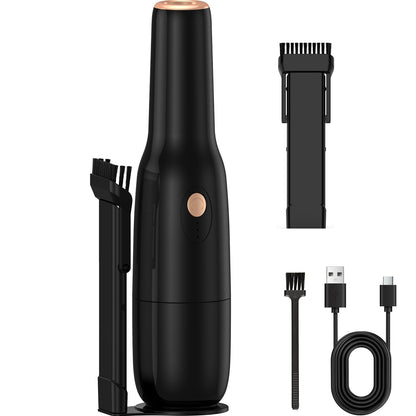 Blozor Handheld Vacuum Cordless -Car Vacuum Portable Rechargeble -Hand Held Small Vacuum Cleaner Car Seats, Home, Quick Clean up, Strong Suction, Lightweight, Includes Crevice Nozzle & Brush-H3