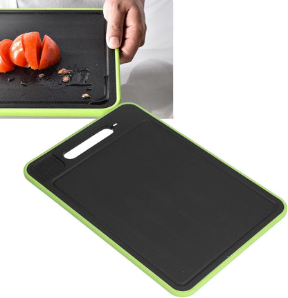 Multifunctional Doublesided Cutting Board, Non-Slip Aluminum Alloy with Kitchen Knife Sharpener