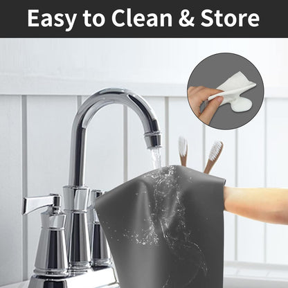 Super Large Silicone Mat, 120"x24"(305cmx60cm) Silicone Mats for Kitchen Counter, Non-slip Heat Resistant Mat,Thicken Kitchen Counter Mat, Waterproof Countertop Protector for Craft (Semitransparent)