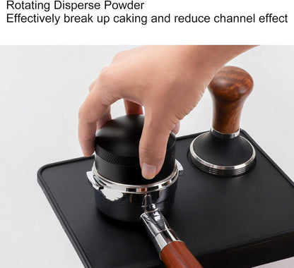 Stainless Steel Espresso Coffee Stirrer - Needle Coffee Stirring Distribution Tool with Base for Professional Barista