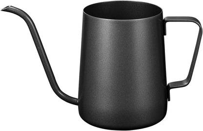 Pour Over Kettle, Gooseneck Coffee Tea Pot, 12 Oz, Black