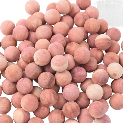 Cedar Blocks for Clothes Storage, 120 Cedar Balls for Effective Clothes Storage