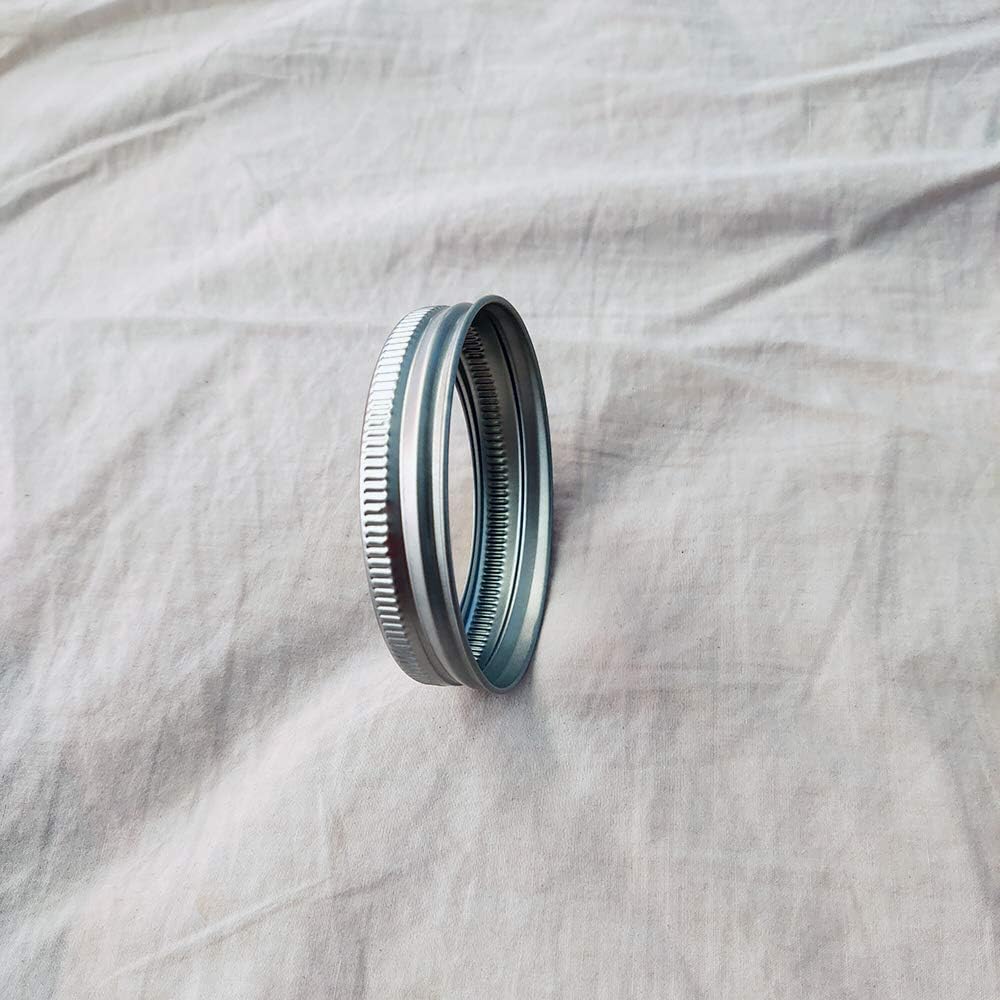 20pcs Rust Resistant Silver Mason Jar Replacement Rings, 87mm Wide Mouth Bands for Canning Lids and Storage