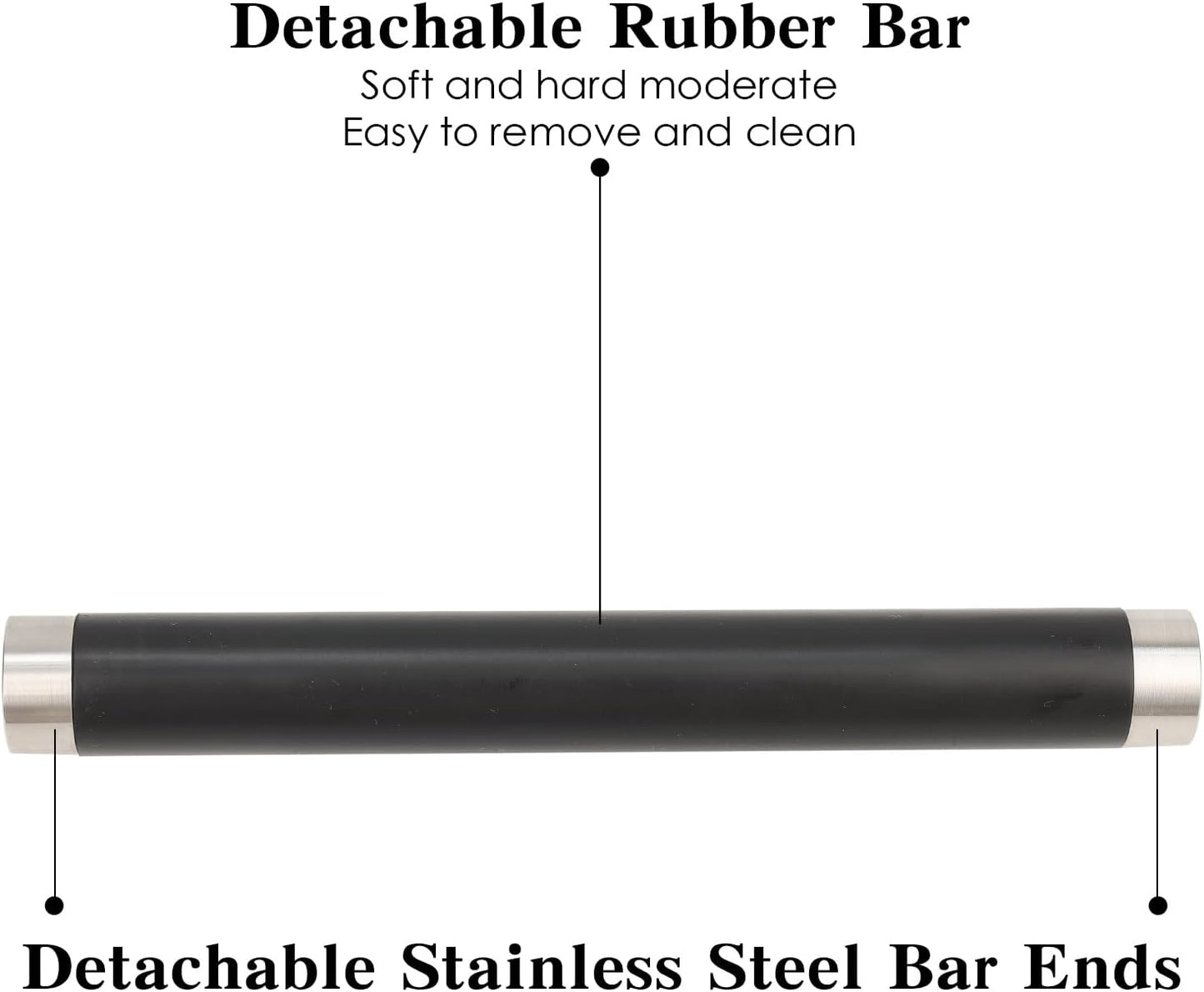 Italian Espresso Tapping Box, Stainless Steel Coffee Grinding Box with Detachable Tapping Rod