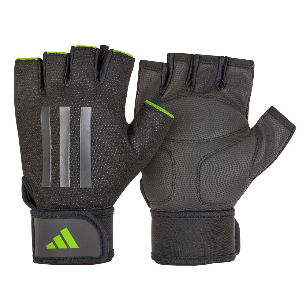 adidas Elite Training & Weightlifting Gloves, Fingerless Workout Gloves