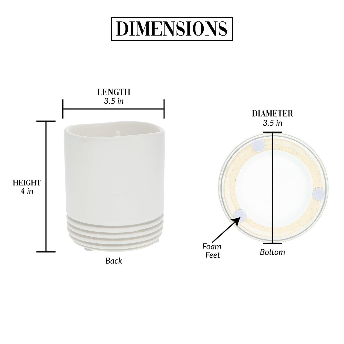 Pavilion Gift Company - Home is Where The Pawprints Lead to - 10 oz Wax Reveal Secret Surprise Message Single-Wick Jasmine Scented Candle Mom Dad Pet Parent Housewarming Animal Lover Adoption Gift