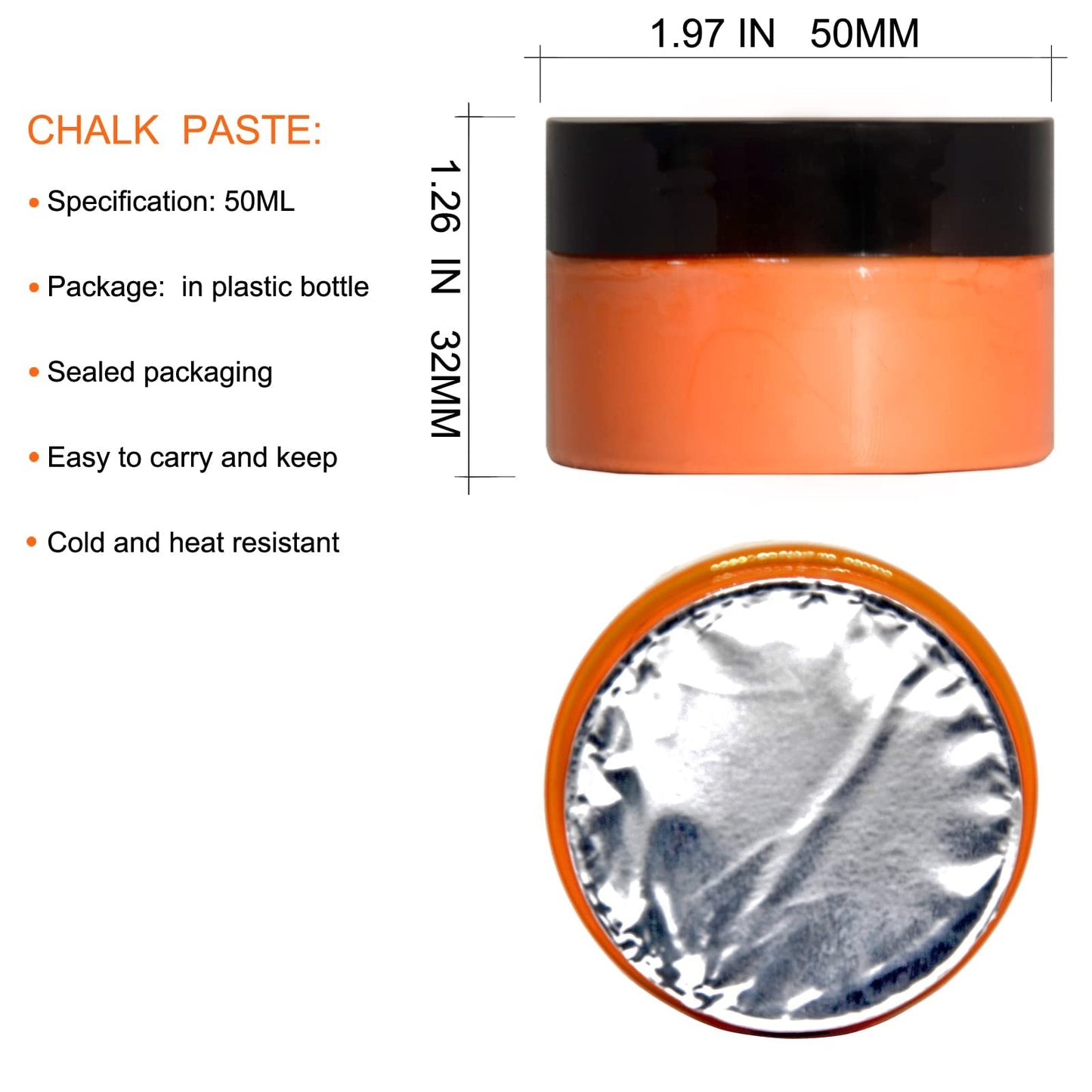 BOOLOOEN 8 Chalk Paste for Stencils and 4 Chalk Ink Spatulas, Self-Adhesive Stencil Pigment Art Paste for Drawing on Wooden Boards and T-Shirts
