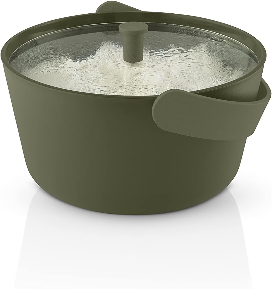 EVA SOLO Green Rice Steamer Tool | Cook Rice, Quinoa Easily in Microwave | Danish Design & Functionality