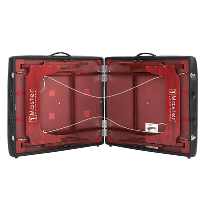 Master Massage 31" Montclair Pro Portable Massage Table with Music Master Crescent Round High Fidelity Sound Face Cradle Cushion, Memory Foam Cushioning, Shiatsu Cable Release, Facial Bed