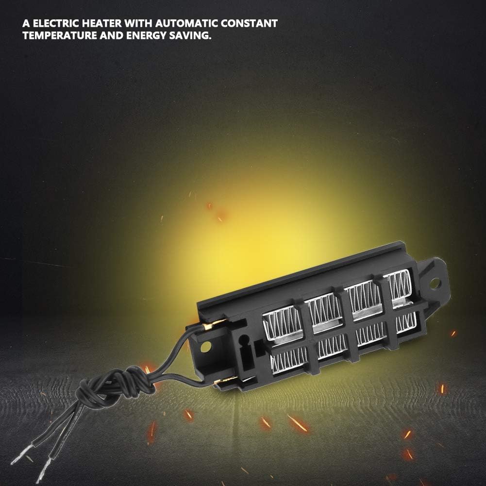 Walfront Heater PTC Ceramic 50W, 12V Conductive Type Electric Heating