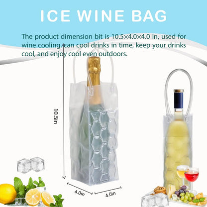Wine Cooler Sleeve with Protector, Instant Cooling and Keeps Your Drink Cold, Wine Bottle Chiller for Red, White,