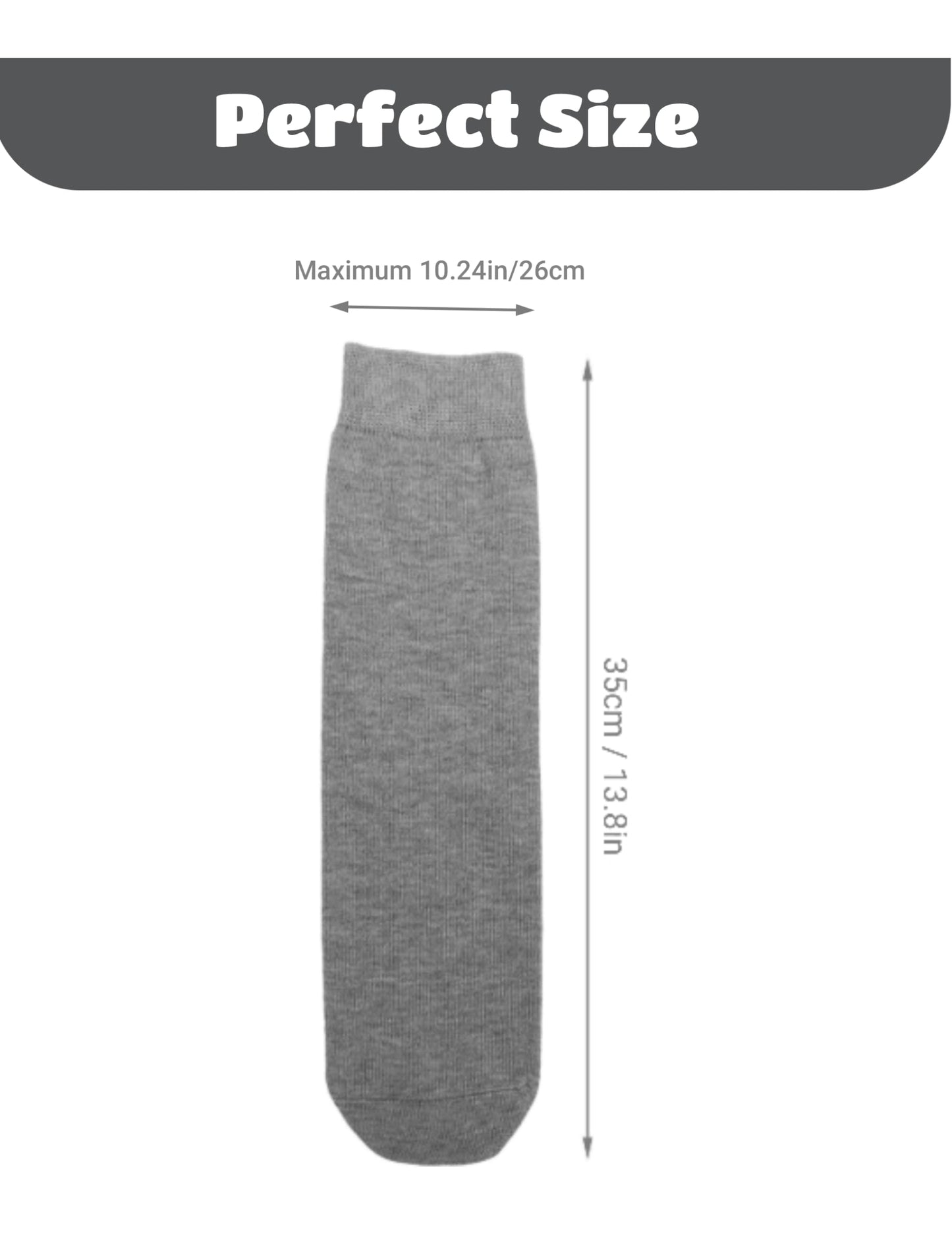 Amputee Sock Prosthetic Socks 5pcs, Soft Breathable Protective Stump Sock Elastic Thickened Cotton, Protective Stump Socks Prosthetic for Below the Knee Amputees (M)