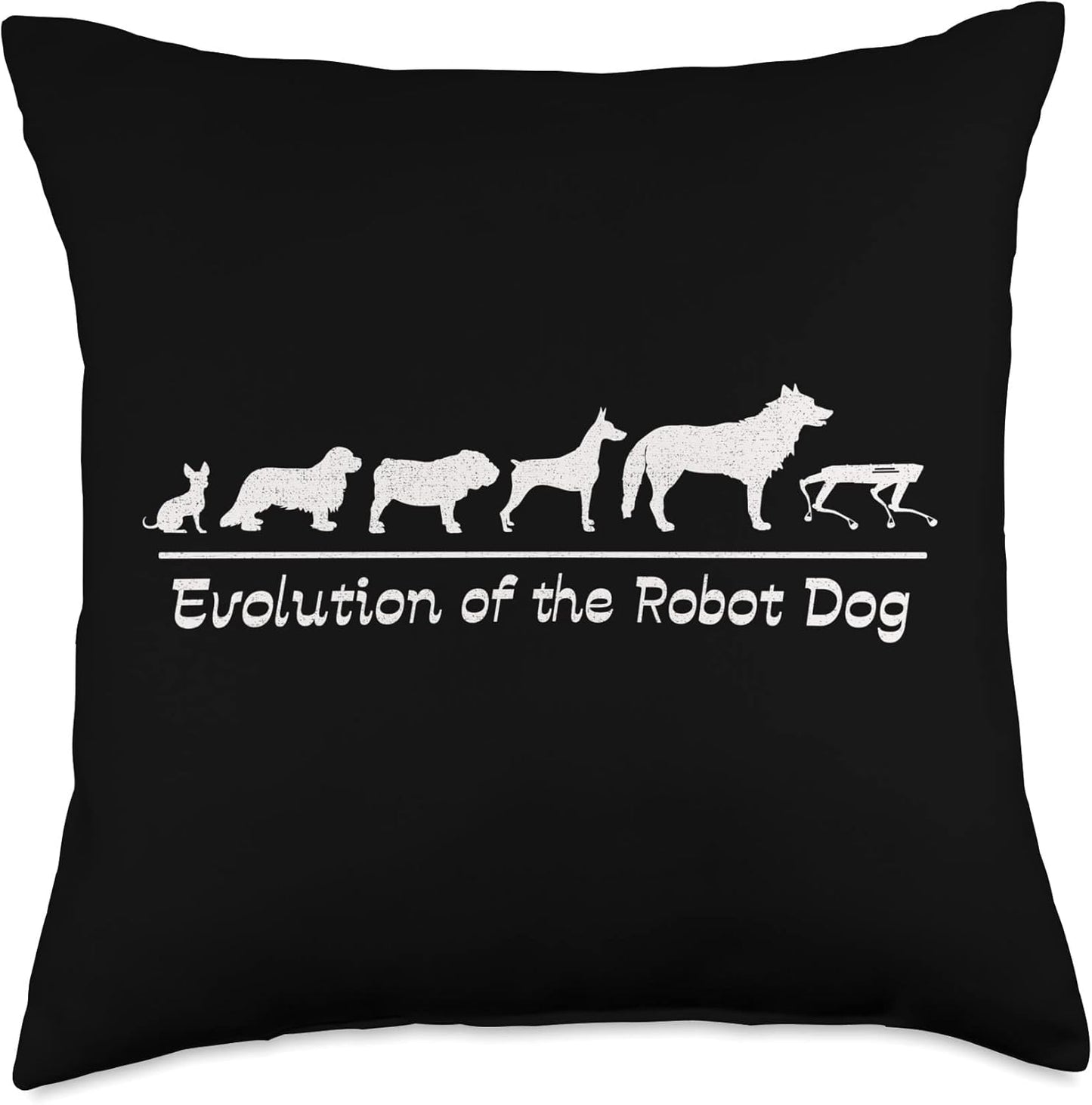 Drone Dog Toy Programmer Coding Automation Canine Robotics Throw Pillow, 18x18, Multicolor