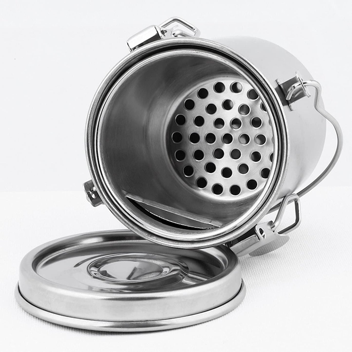 Tosnail Stainless Steel Leak-Proof Paint Brush Washer with Removable Filter Screen - Small