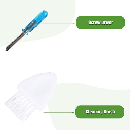 LOVECO Accessories Kit for iRobot Roomba E I&J Series Vacuum Cleaner, 4 Set Main Brush, 8 Filters, 8 Edge Sweeping