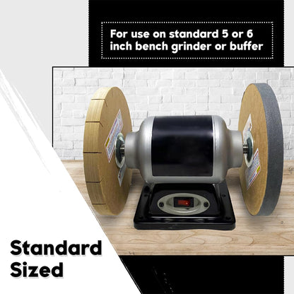 Razor Sharp Edgemaking System 8 Inch Deluxe Blade Sharpening Kit, For 6 Inch Bench Grinder, Made In The Usa