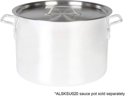 ALSKSU120 Sauce Pot Lid by Thunder Group - 20 Qt, 13-3/4" Dia. X 5/8" Thickness