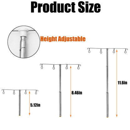 YEQIN Telescopic Thread Stand Compatible with Singer 14CG, 14HD, 14SH, 14U, 14U234 Serger Overlock Machine