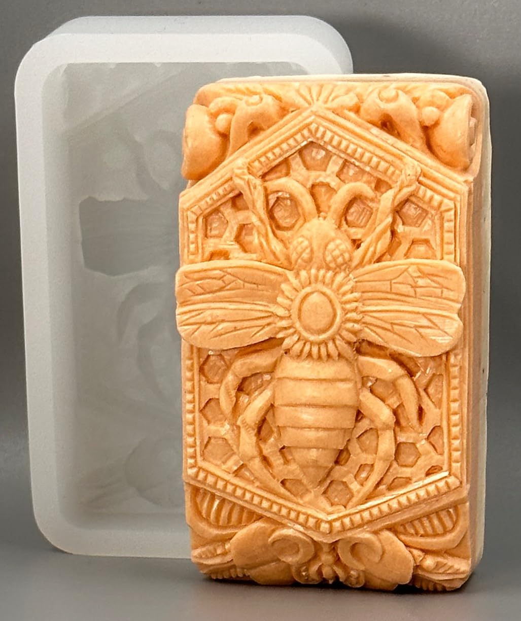 Honey BEE Silicone Mold for SOAP Making Plaster Wax Resin Clay Cake