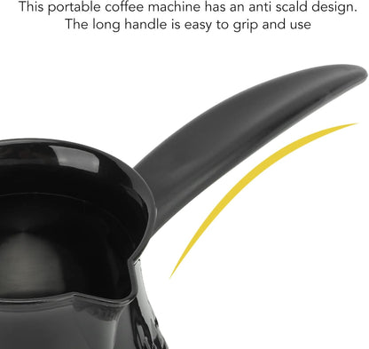 Zerodis Stainless Steel Coffee Percolator, Electric Camping Coffee Maker for Travel RV Hunting