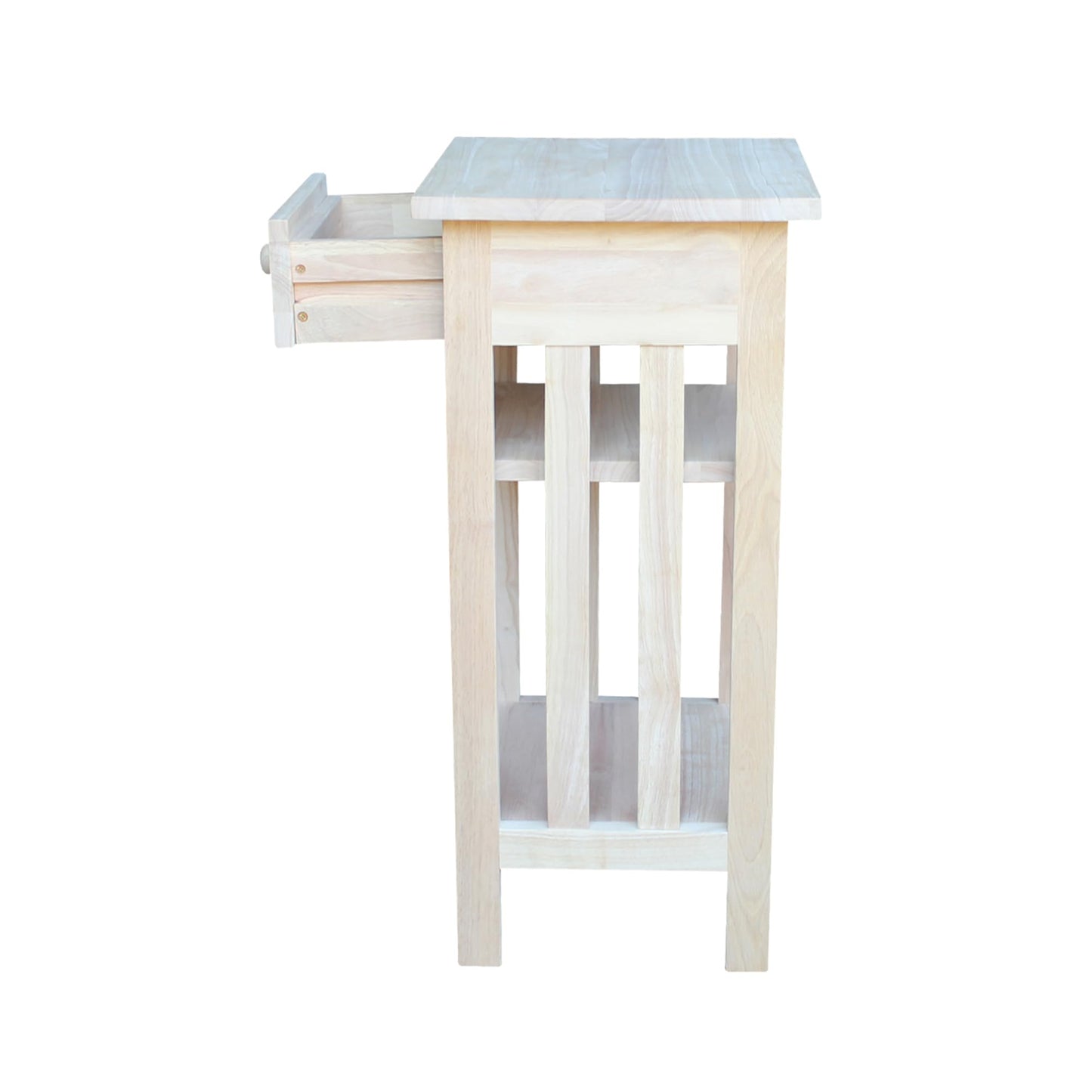 International Concepts Unfinished Mission Telephone Stand