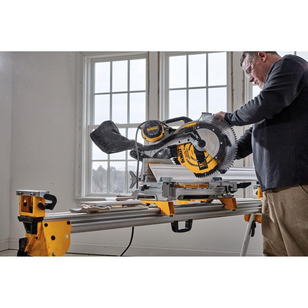 DEWALT Miter Saw Blade Combo Pack, 12” Blades, 40 Tooth & 60 Tooth, Fine Finish, Ultra Sharp Carbide (DWA112CMB)