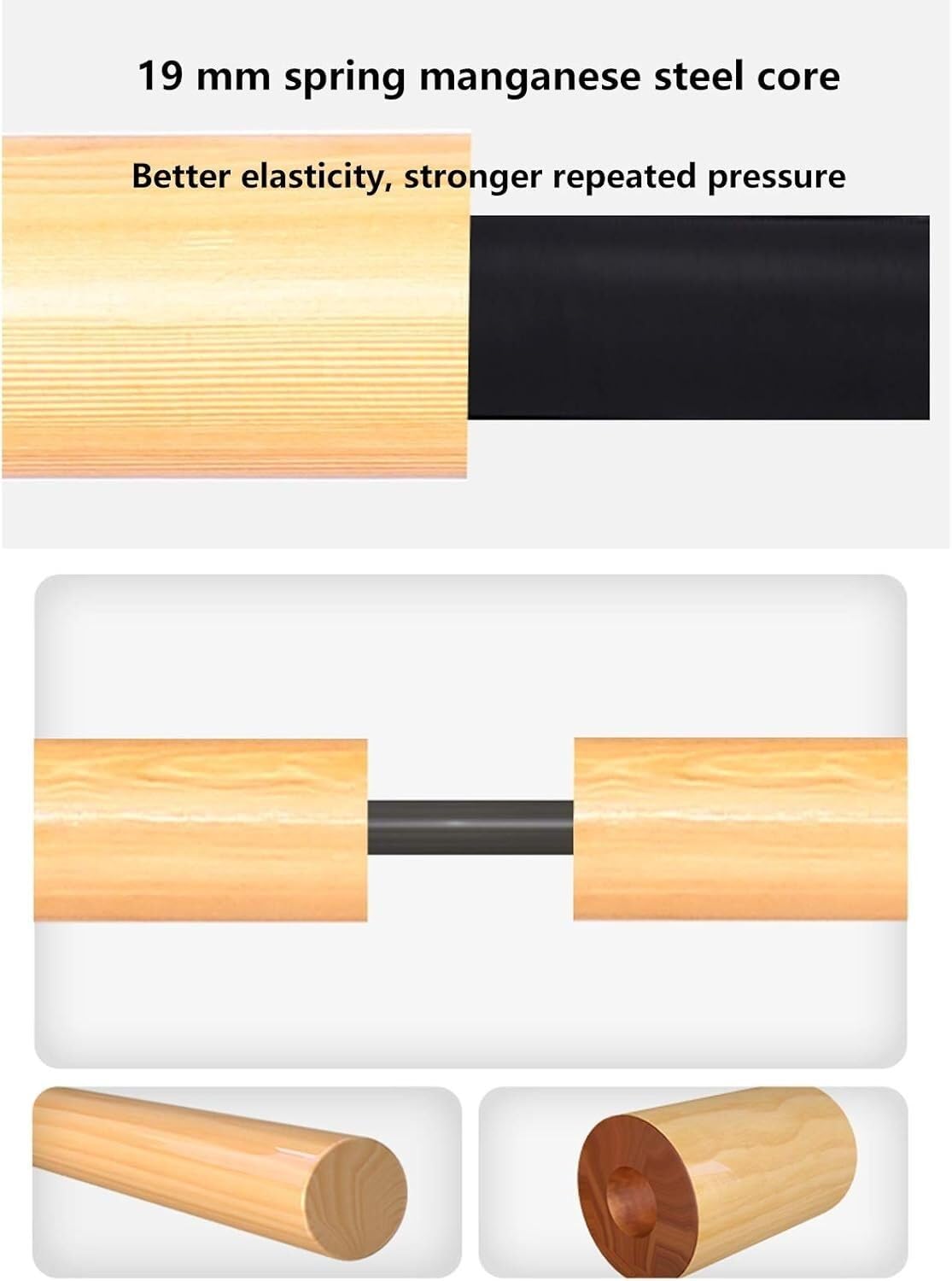 ERoomQ Portable Training Stick with Foldable Solid Wood Dance Practice Pole, Suitable for Children and Adults to Exercise