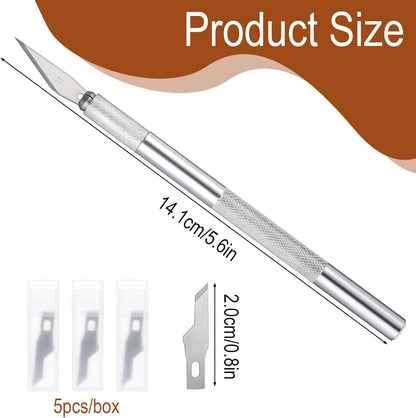 WJIAAA Tool,15 Bread Lame Sourdough Dough Scoring Blades Scoring Knife with Safety Cover for Bread Baking, Stainless