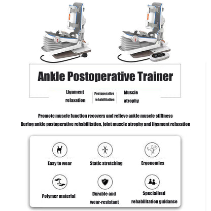 Oiyeknrd Ankle Joint Rehab Training Equipment,Ankle Joint Stretching Exerciser,Ankle Post-Operative Trainer,Angle/Strength Adjustable,for Reducing Pain/Ankle Sprain Manual