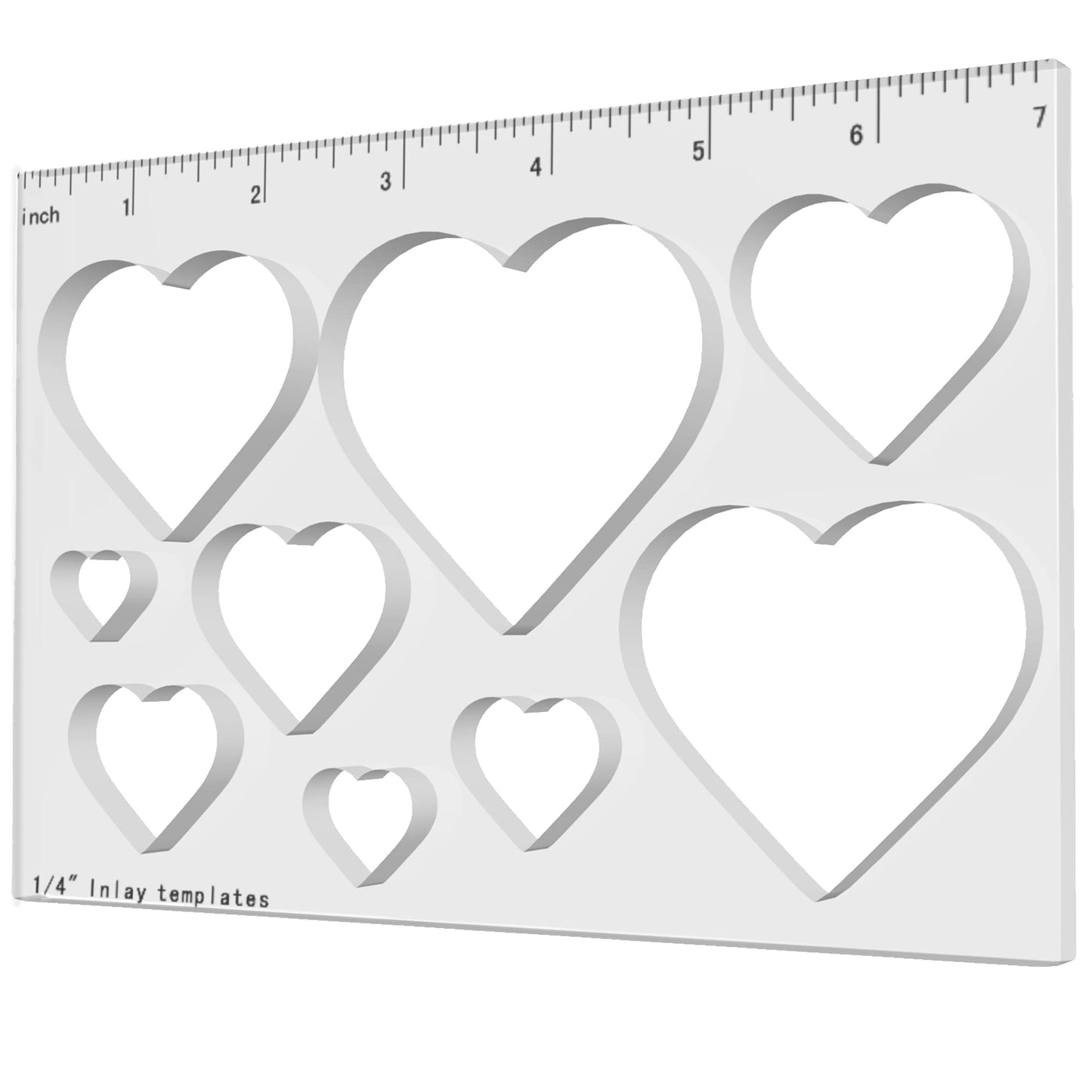 9 in 1 Router Templates for Woodworking Router Jig Template Heart Inlay Templates Decorative Templates