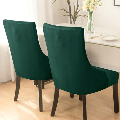 Wingback Side Chair Cover Slipcover Velvet Stretch Arm Chair Protector Accent Chair Cover Slipcover Washable