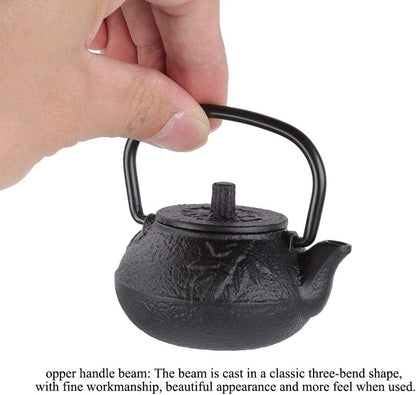 50ml Mini Iron Kettle, Imitation Japanese Cast Iron Teapot, Beverage Serveware for Home Use