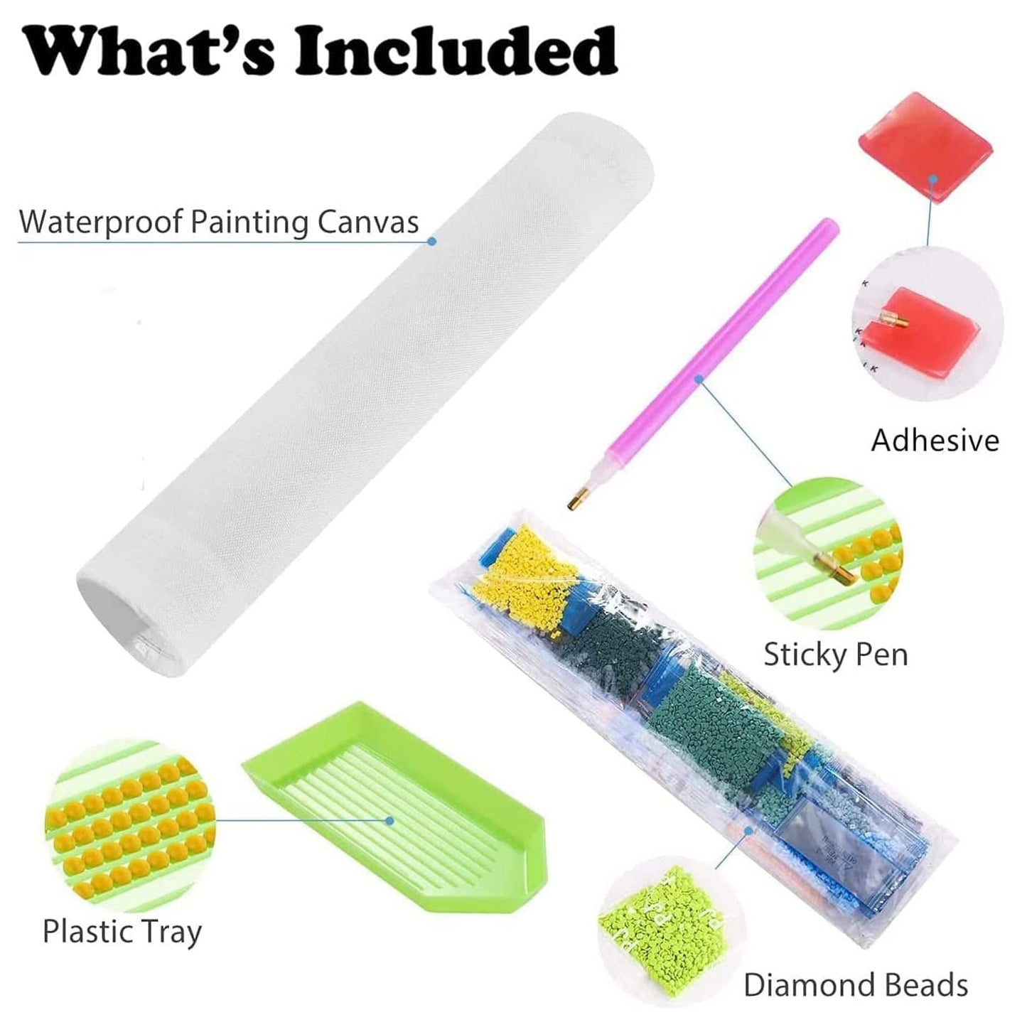 3 Pack Lemon Diamond Painting Kits for Adults, 5D Diamond Art Painting by Numbers Kits Diamond Art Kits for Adult Full Round Drill Diamond Painting Kit for Adults for Home Wall Decor, 12x16 inch