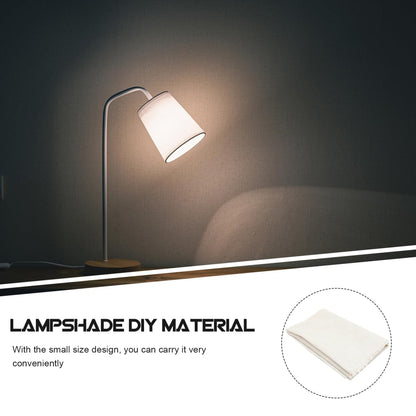Mobestech Lampshade Material Roll Pre-Cut Flax Fabric Diy Lamp Cover Sheet for Table and Floor Lamps 62.20X39.37 Inches Light Shade Material for Home Decor Projects