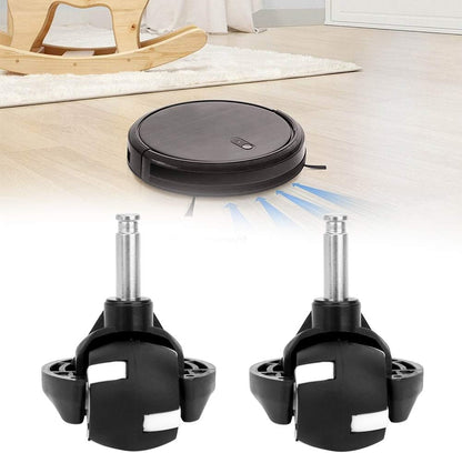 Atyhao Sweeping Robot Wheel, 2Pcs ABS Universal Wheels Replacement Accessory Fit for N79/N79S