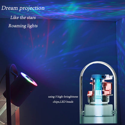Portable Mini Humidifier, 200ml Small Cool Mist Humidifier with Night Light, USB Personal Desktop Humidifier