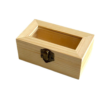 Xhqsulsclac 12 Piece Small Wooden Box Unfinished Wooden Treasure Box with Lids for DIY Crafts (4.8 x 3.9 x 2.1 inches)