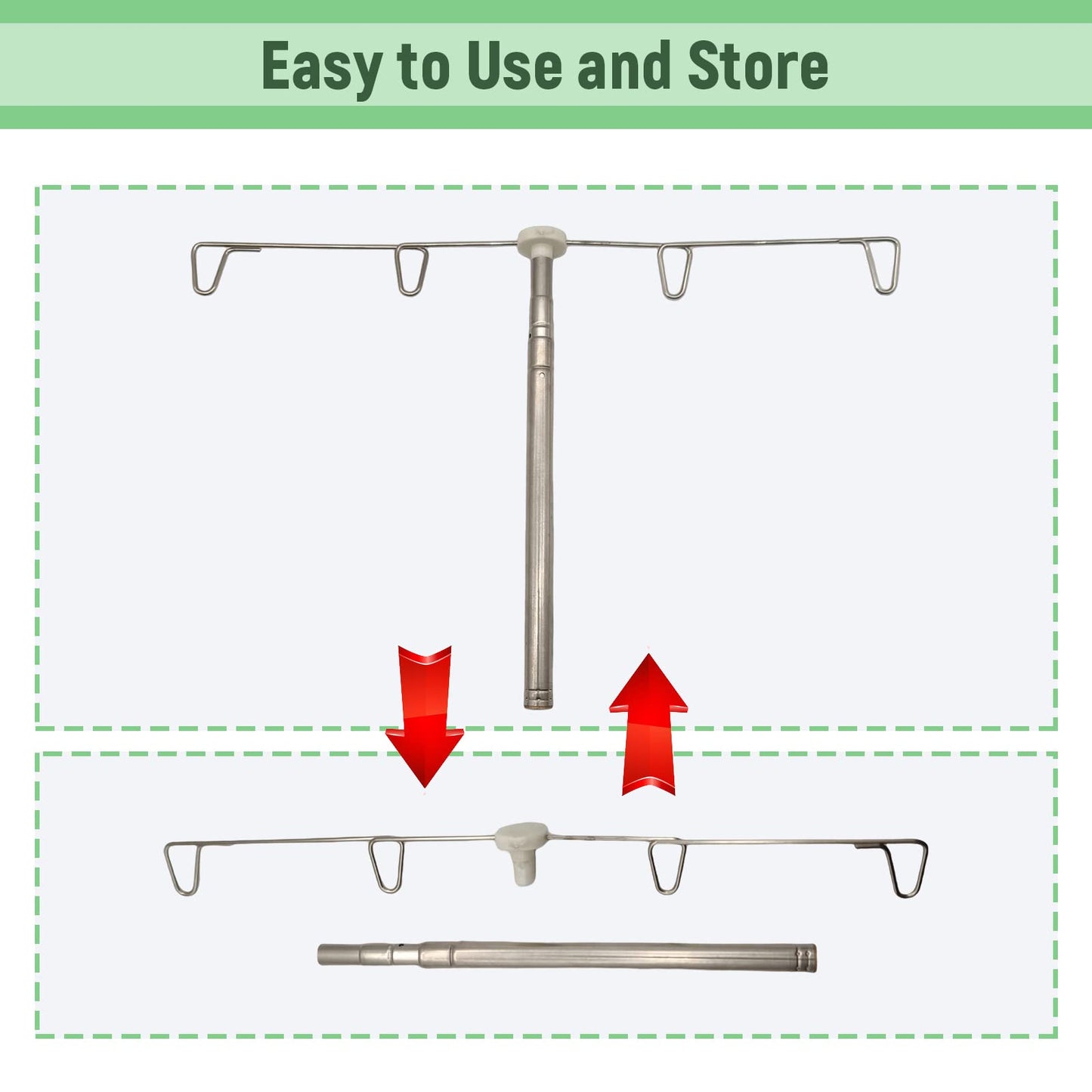 AMLESO Adjustable Cone Thread Stand Spool Holder for Sewing Machine Embroidery Quilting Serger Machines, Thread Stand for Smoother Feed, Large Spool Holder