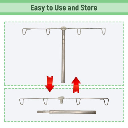 AMLESO Adjustable Cone Thread Stand Spool Holder for Sewing Machine Embroidery Quilting Serger Machines, Thread Stand for Smoother Feed, Large Spool Holder