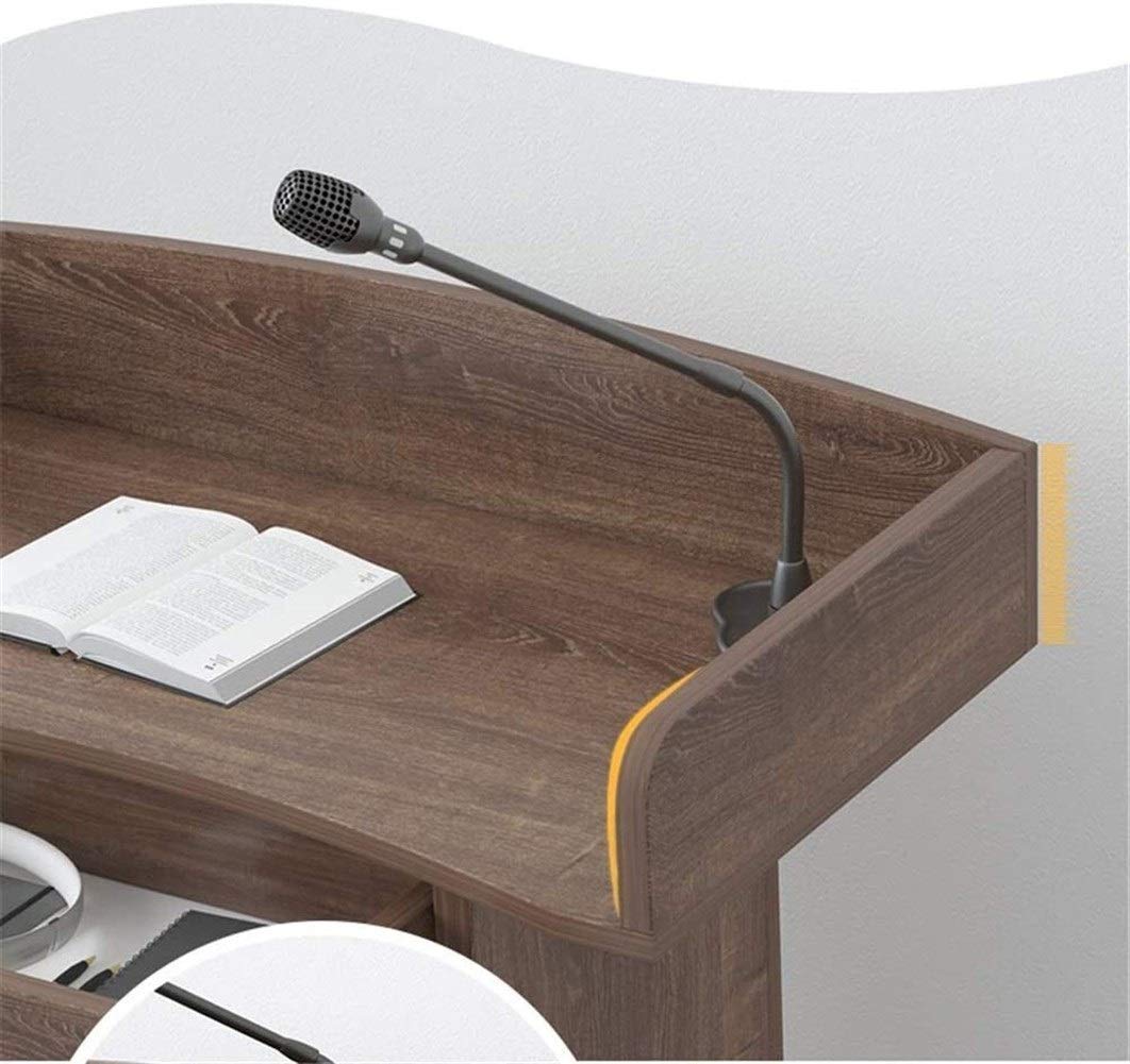 CAMBOS Lectern Podium Stand, Lectern Podium Stand,Podium Speaking Ceremonial Lectern Desk Simple Modern Welcome Shopping Guide Reception Customer Desk Host Stage Presentation Lectern